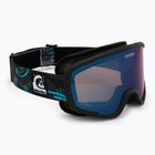Maschera da snowboard junior Quiksilver Shredder rave mix/clux ml blue