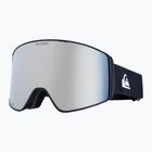 Occhiali da snowboard uomo Quiksilver Storm MG black/ black clux ml silver