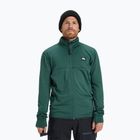 Felpa da snowboard uomo Quiksilver Steep Point Full Zip Fleece trekking green