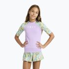 Maglietta da nuoto per bambini ROXY Active RG Lycra XMGB oil green letter up