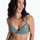 Parte superiore del costume da bagno ROXY Solid Essentials Wrap Bralette agave green