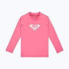 Maglia a maniche lunghe da nuoto per bambini ROXY Whole Hearted sangria sunset