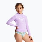 Maglia a maniche lunghe da nuoto per bambini ROXY Whole Hearted crocus petal