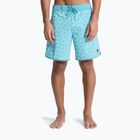 Pantaloncini da bagno uomo Quiksilver Surfsilk Scallop 18" Aqua Ocean Mayhem