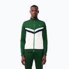 Felpa Lacoste SH2646 uomo verde / bianco / blu navy