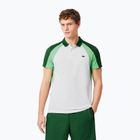Polo Lacoste Tennis Uomo DH8963 bianco/verde limone