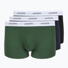 Boxer uomo Lacoste 5H5150 3 paia black/green/navy blue