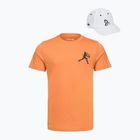 T-shirt uomo + cappellino Lacoste TH1044 blossom/white
