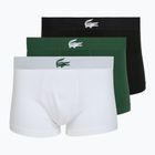 Boxer da uomo Lacoste 5H5441 3 pack white/green/black