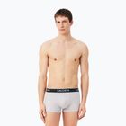Boxer da uomo Lacoste 5H1300 3 pack silver chine/flagstone/black