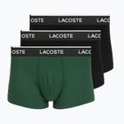 Boxer da uomo Lacoste 5H1300 3 pack black/green