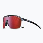 Occhiali da sole Julbo Frequency Reactiv 0-3 High Contrast translu blu/nero/rosso flash
