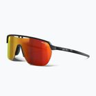 Occhiali da sole Julbo Frequency Reactiv Light Amplifier nero opaco/grigio/rosso multistrato