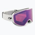 Occhiali da sci Julbo Cyclon Spectron Glare Control bianco/rosa flash