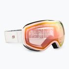 Occhiali da sci Julbo Shadow Reactiv ad alto contrasto bianco/rosa flash