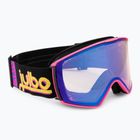 Occhiali da sci Julbo Launcher Reactiv High Contrast rosa/nero/blu flash