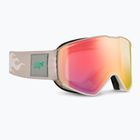 Maschera da sci Julbo Cyrius X Reactive High Contrast beige/flash red