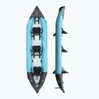 AQUADESIGN Koloa 400 cm blu/nero kayak gonfiabile per 3 persone
