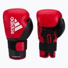 Guantoni da boxe adidas Hybrid 250 Duo Lace rosso ADIH250TG