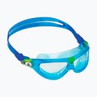 Maschera da nuoto per bambini Aquasphere Seal Kid 2 turchese/blu/trasparente