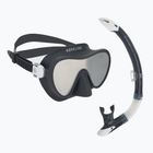 Aqualung Combo Nabul maschera snorkel + kit snorkel silver/mirror