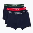 Boxer Lacoste 5H3401 3 paia blu navy/verde/rosso/navy