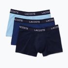 Boxer Lacoste uomo 5H9623 3 pezzi blu navy/metilene tropicale