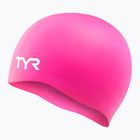 TYR Cuffia in silicone senza rughe rosa