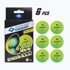 Donic-Schildkröt Glow In The Dark Poly 40+ 6pcs palline da ping pong luminose.