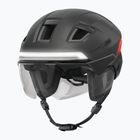 Casco da bicicletta ABUS Hyp-e Ace volcano titan con indicatori di direzione