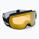 Occhiali da sci Alpina Nakiska Q-Lite nero opaco/oro