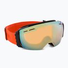 Occhiali da sci Alpina Granby Q-Lite nero/zucca opaca/oro sph