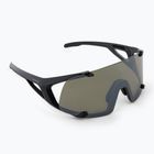 Occhiali da sole Alpina Hawkeye Q-Lite nero opaco/argento a specchio