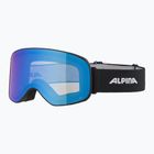 Occhiali da sci Alpina Slope Q-Lite nero opaco/blu