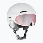 Casco da sci Alpina Oro QV Mips bianco opaco/rosa acqua