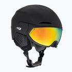 Casco da sci Alpina Alto Q-Lite nero opaco/oro a specchio