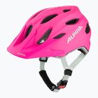 Casco da bici Alpina per bambini Carapax rosa shocking opaco