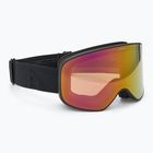 Occhiali da sci Alpina Slope Q-Lite nero opaco/rosso