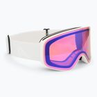 Occhiali da sci Alpina Ladis QM bianco opaco/blu