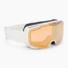 Occhiali da sci Alpina Taos QV bianco opaco/oro