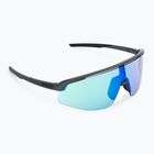 Occhiali da sole Alpina Turbo Pro Q-Lite grigio notte opaco/verde a specchio