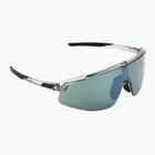 Occhiali da sole Alpina Turbo Pro Q-Lite grigio trasparente lucido/argento a specchio