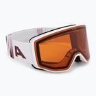 Maschere da sci Alpina Venet white/rose matt/orange