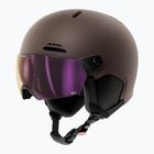 Casco da sci Alpina Arber 2 Visor Q-Lite ox brown matt