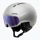 Casco da sci Alpina Vizzard QV MIPS white matt
