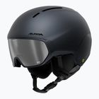 Casco da sci Alpina Vizzard QV MIPS midnight grey matt