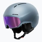 Casco da sci Alpina Vizzard Q-Lite ice blue matt