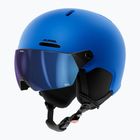 Casco da sci per bambini Alpina Zupo 2 Visor Q-Lite blue matt