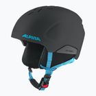 Casco da sci per bambini Alpina Pizi black blue matt