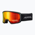 Maschera da sci Alpina Narkoja 2 Q-Lite black matt/red s2